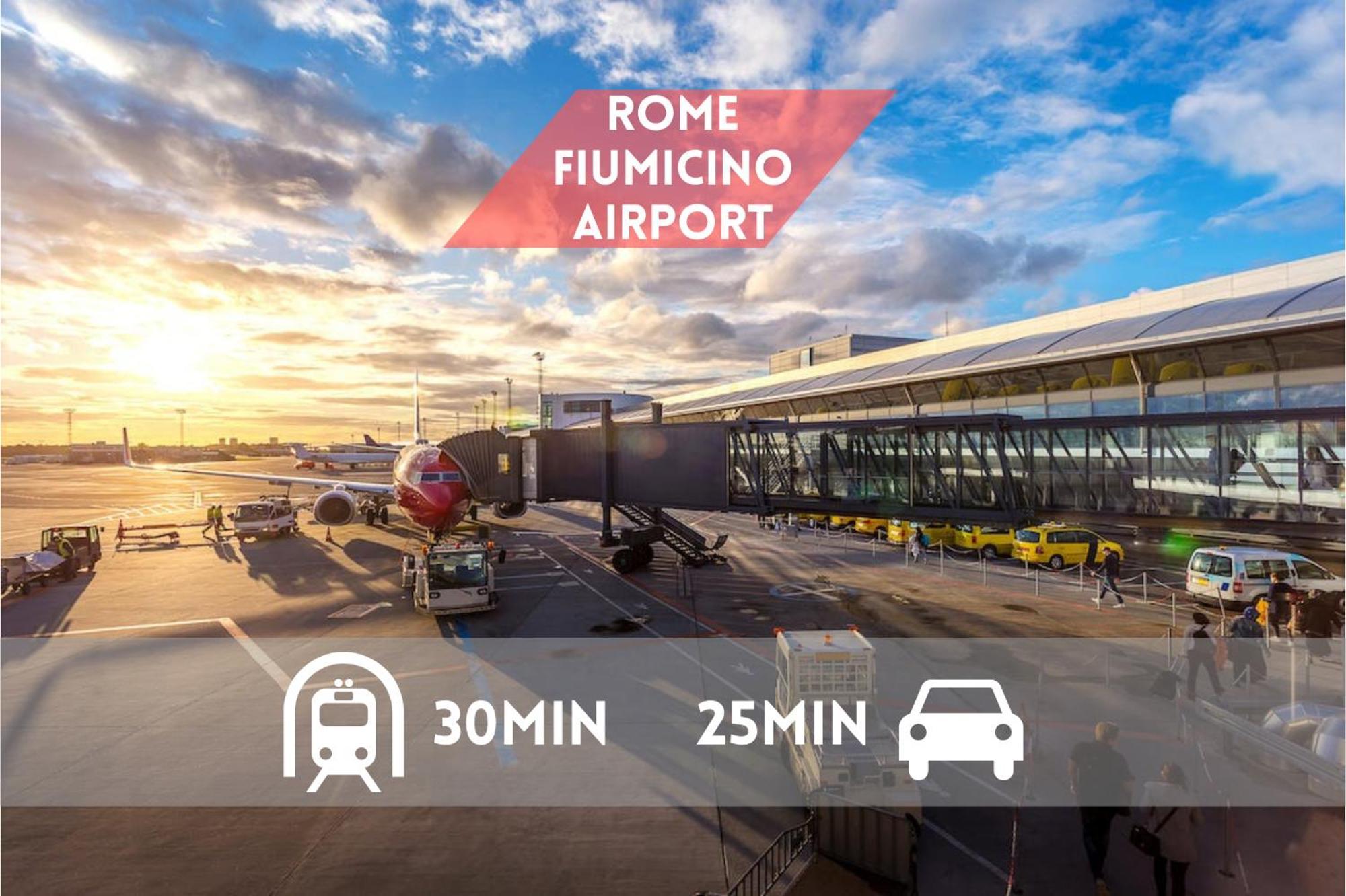Colombo Penthouse Wi Fi Netflix Ac Roma Exterior foto